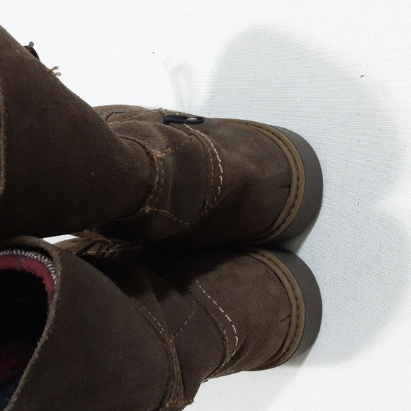 Ferrato men's leather Biker boots 6 Y2k Granpa Brown - Picture 6 of 9